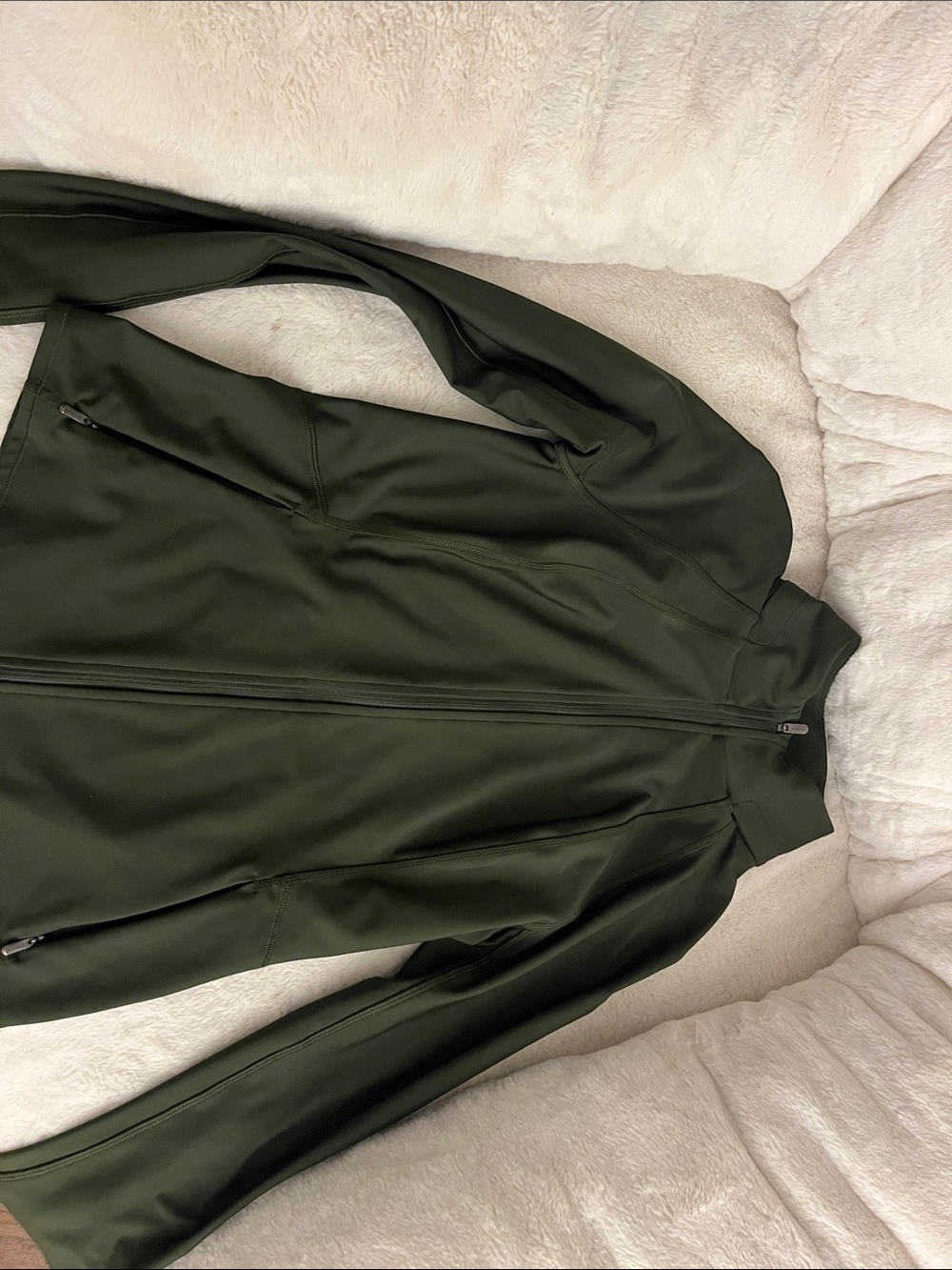 Athleta Olive Green Bomber Jacket